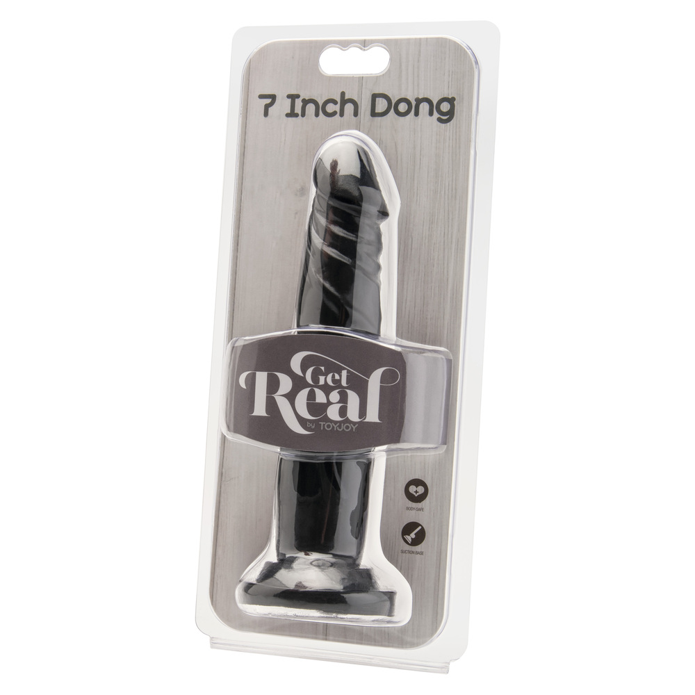 ToyJoy Get Real 7 Inch Dong Black - Image 2