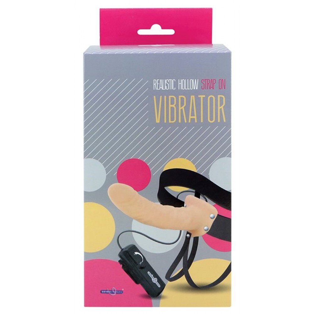 Realistic Hollow Strap On With Vibrator - Image 2