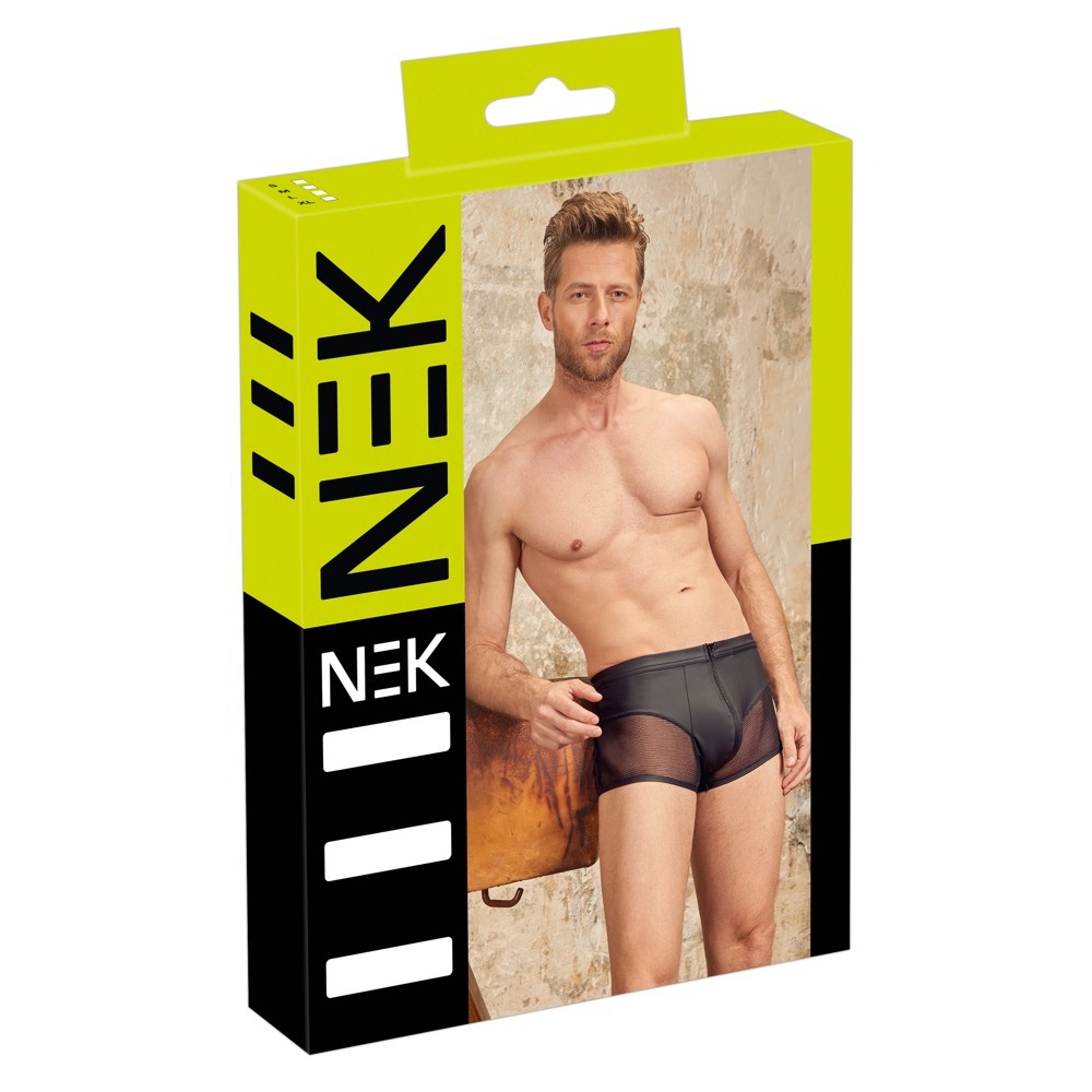 NEK Matte Look Pants With Zip Opening Black - Image 4