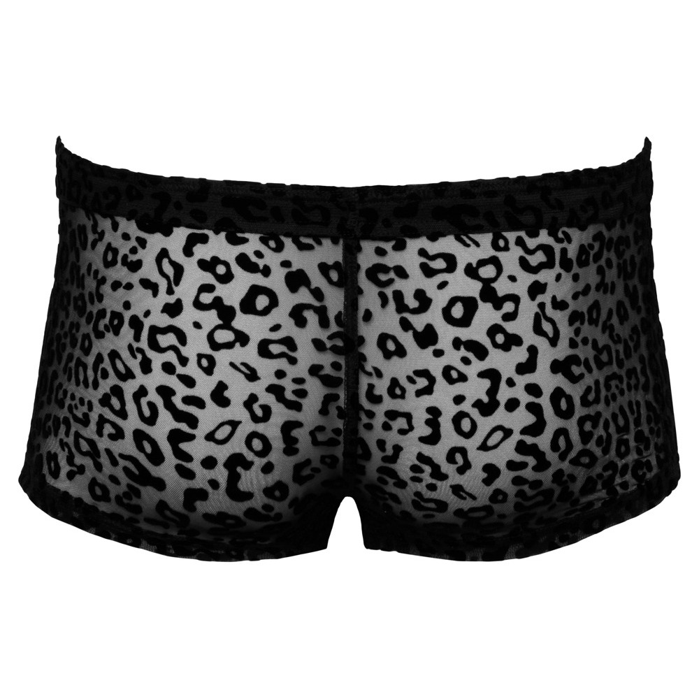 Noir Sheer Animal Print Pants - Image 4