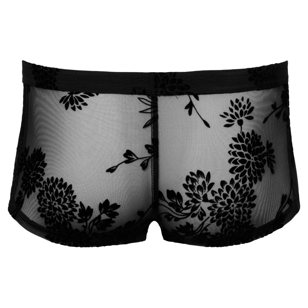 Noir Sheer Floral Lace Pants - Image 4
