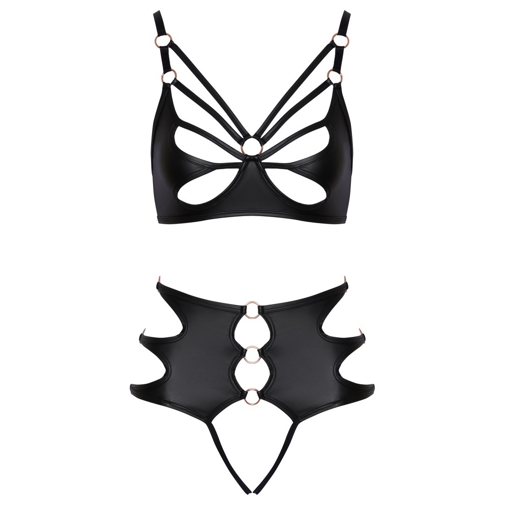 Crotchless Bondage Bra Set - Image 4