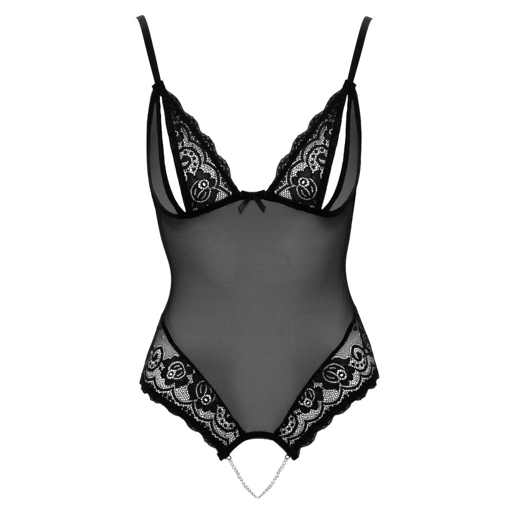 Cottelli Crotchless Peek a Boo Body - Image 3