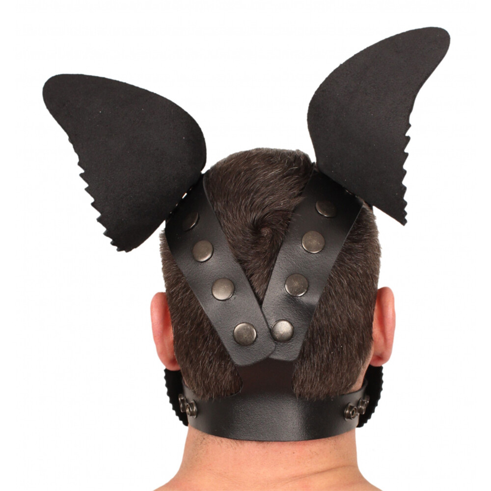 The Red Leather Puppy Dog Mask - Image 3