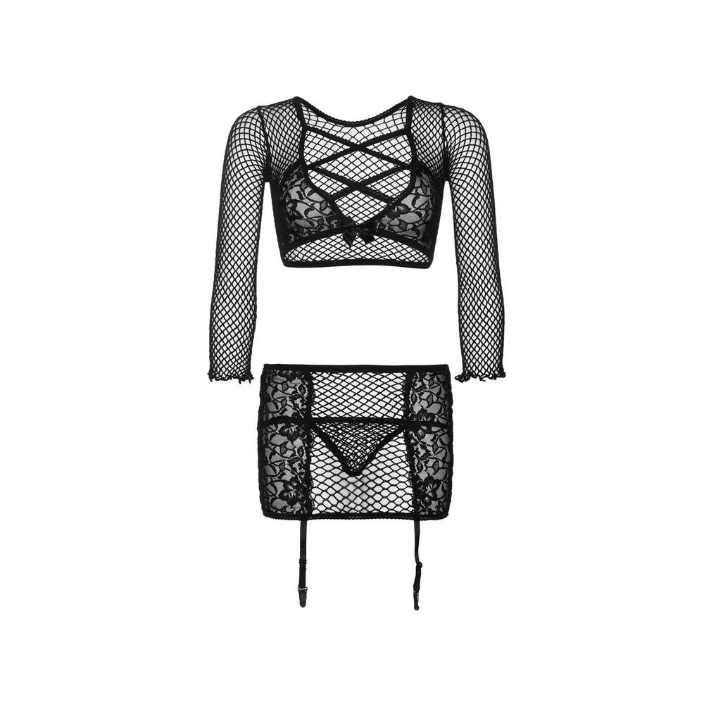 Leg Avenue Crop Top String And Garter Skirt UK 6 to 12 - Image 4