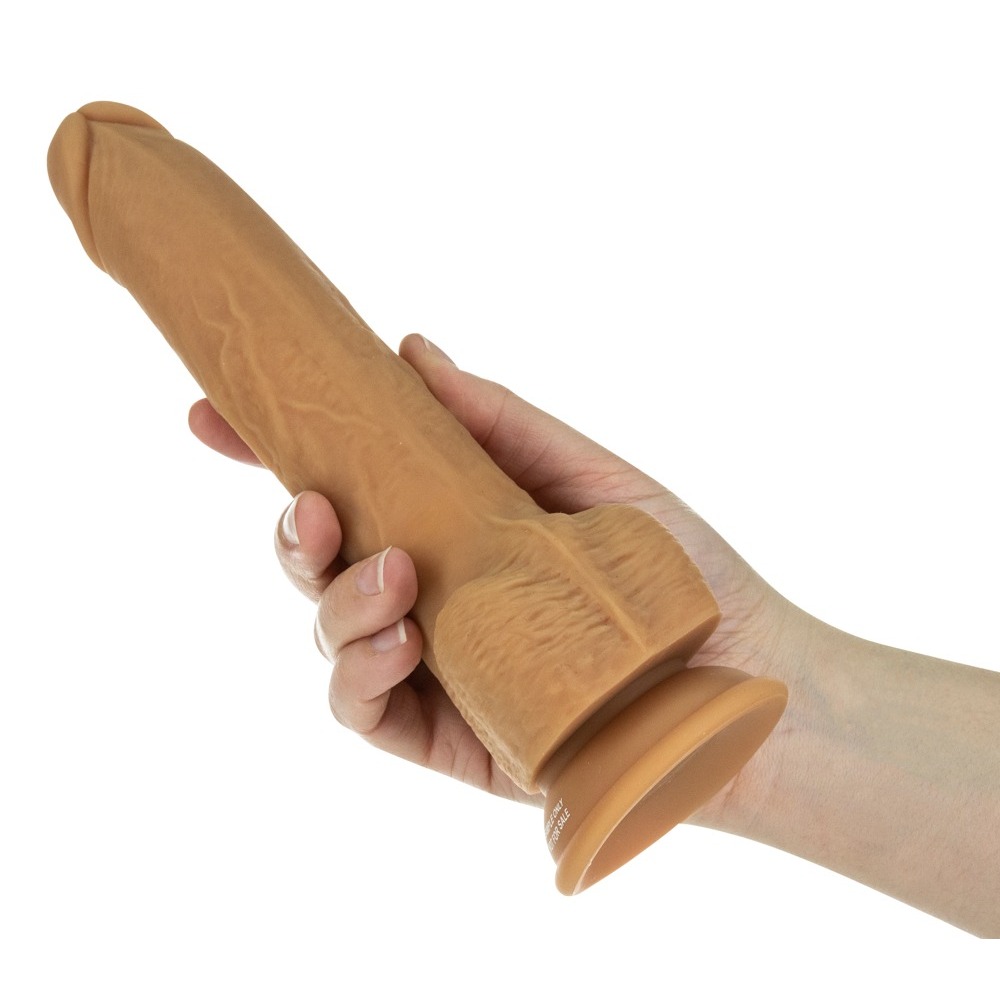 Naked Attraction 9 Inch Thrusting Dildo Caramel - Image 2