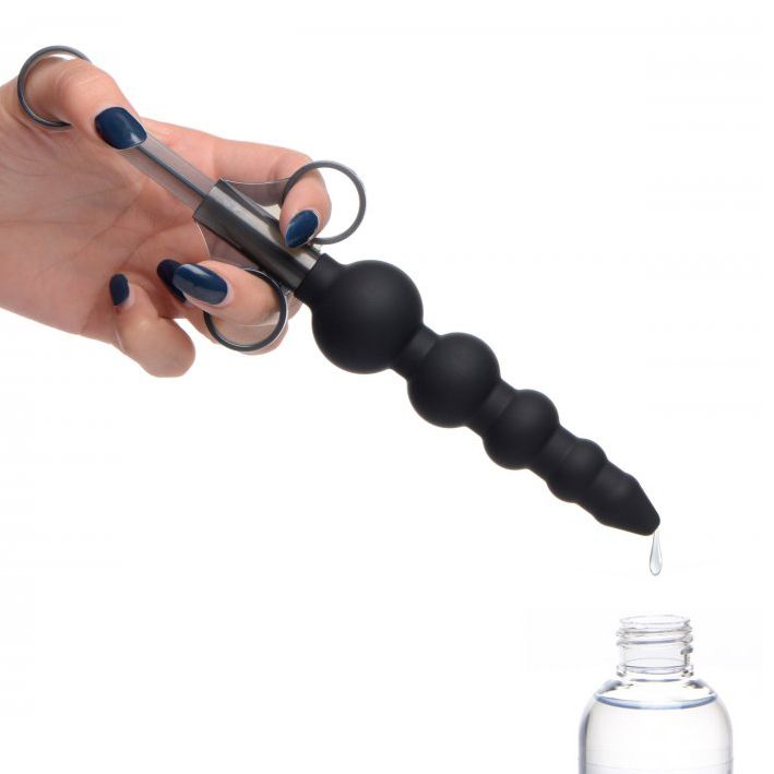 Master Series Silicone Graduated Beads Lube Launcher - Image 3