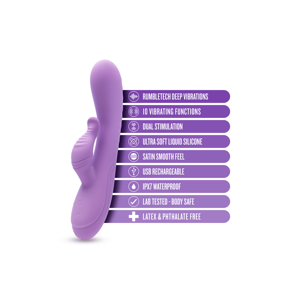 Blush Evelyn Powerful Dual Stimulator Vibe - Image 4
