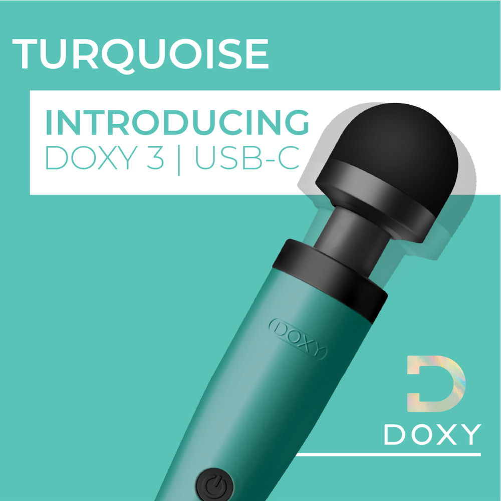 Doxy Wand 3 Turquoise USB Powered - Image 4