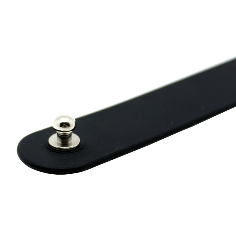 Black Silicone Bitch Collar - Image 3