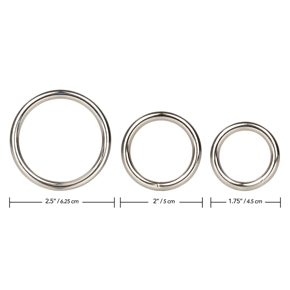 3 Piece Silver Ring Set - Image 2