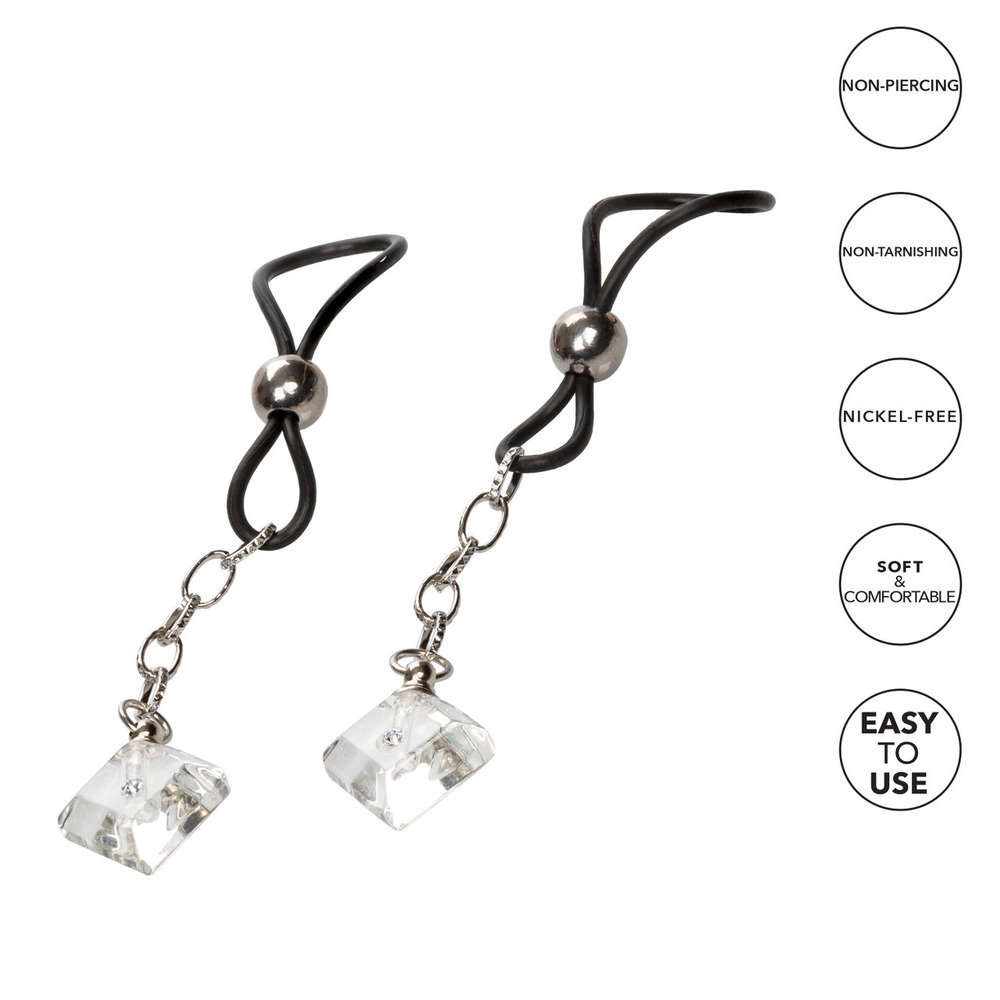 Nipple Play NonPiercing Nipple Jewellery Crystal Gem - Image 3