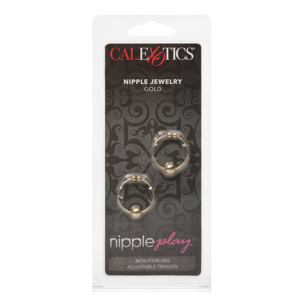 Nipple Play Non Piercing Nipple Jewellery Gold - Image 3